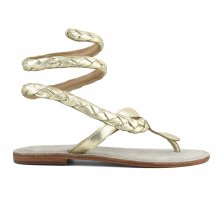 (image for) Economici Woven leather wrap up sandal F08171824-0237 In Offerta